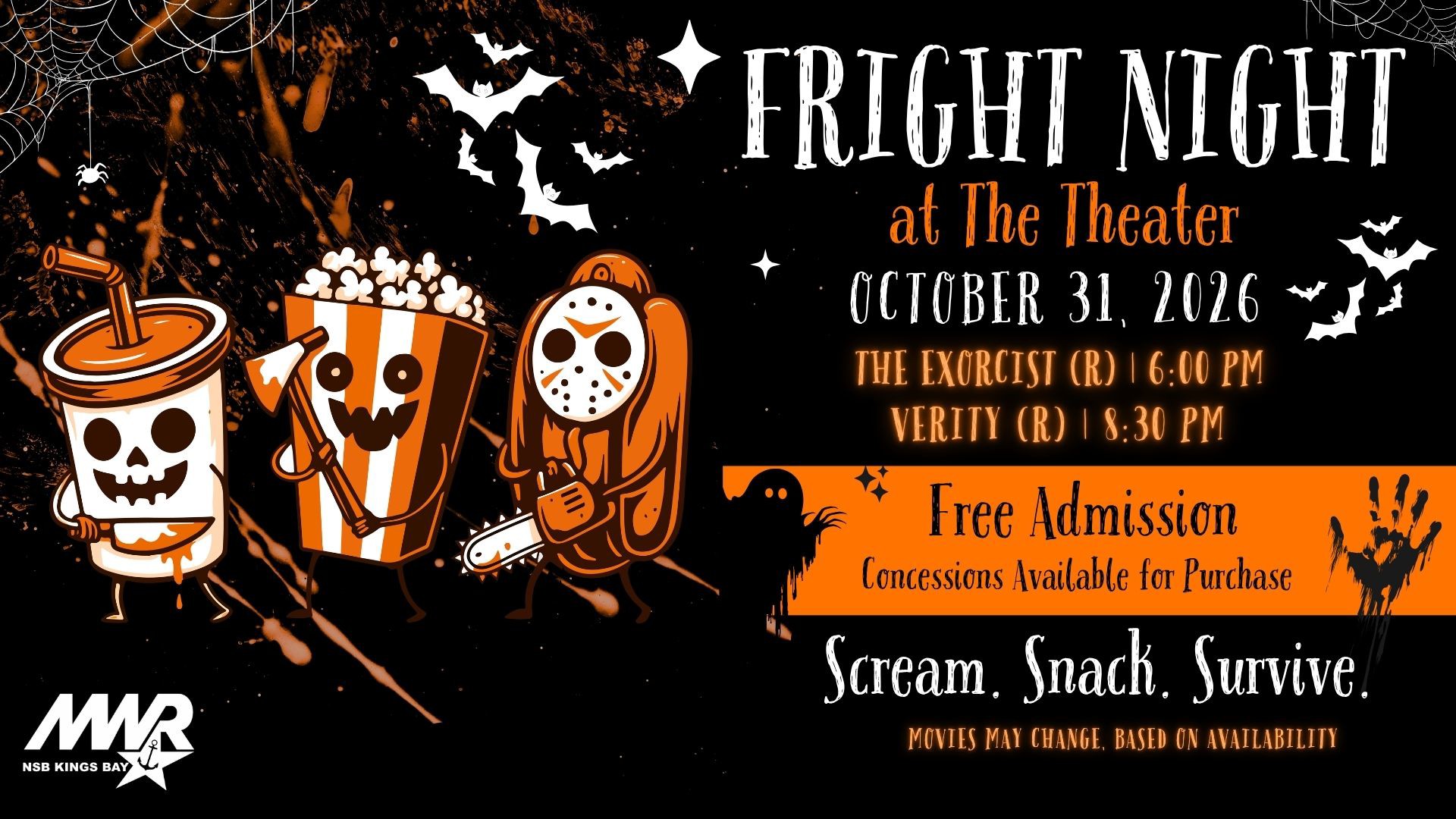 The Kings Bay Theater presents Fright Night