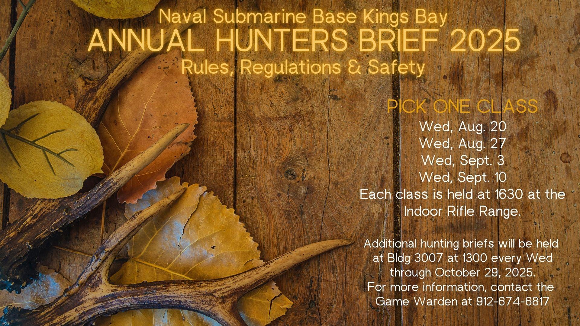 Hunting Brief on Kings Bay