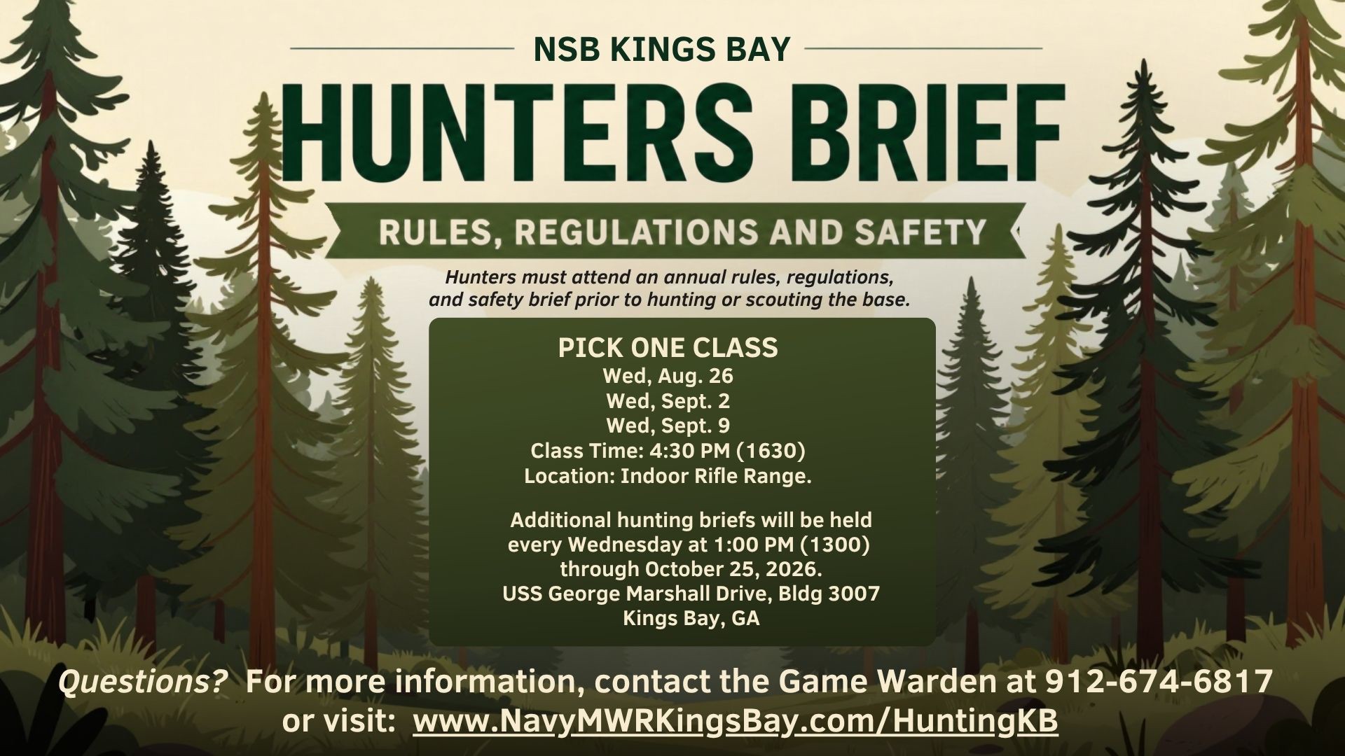 Hunters Safety Brief 2026