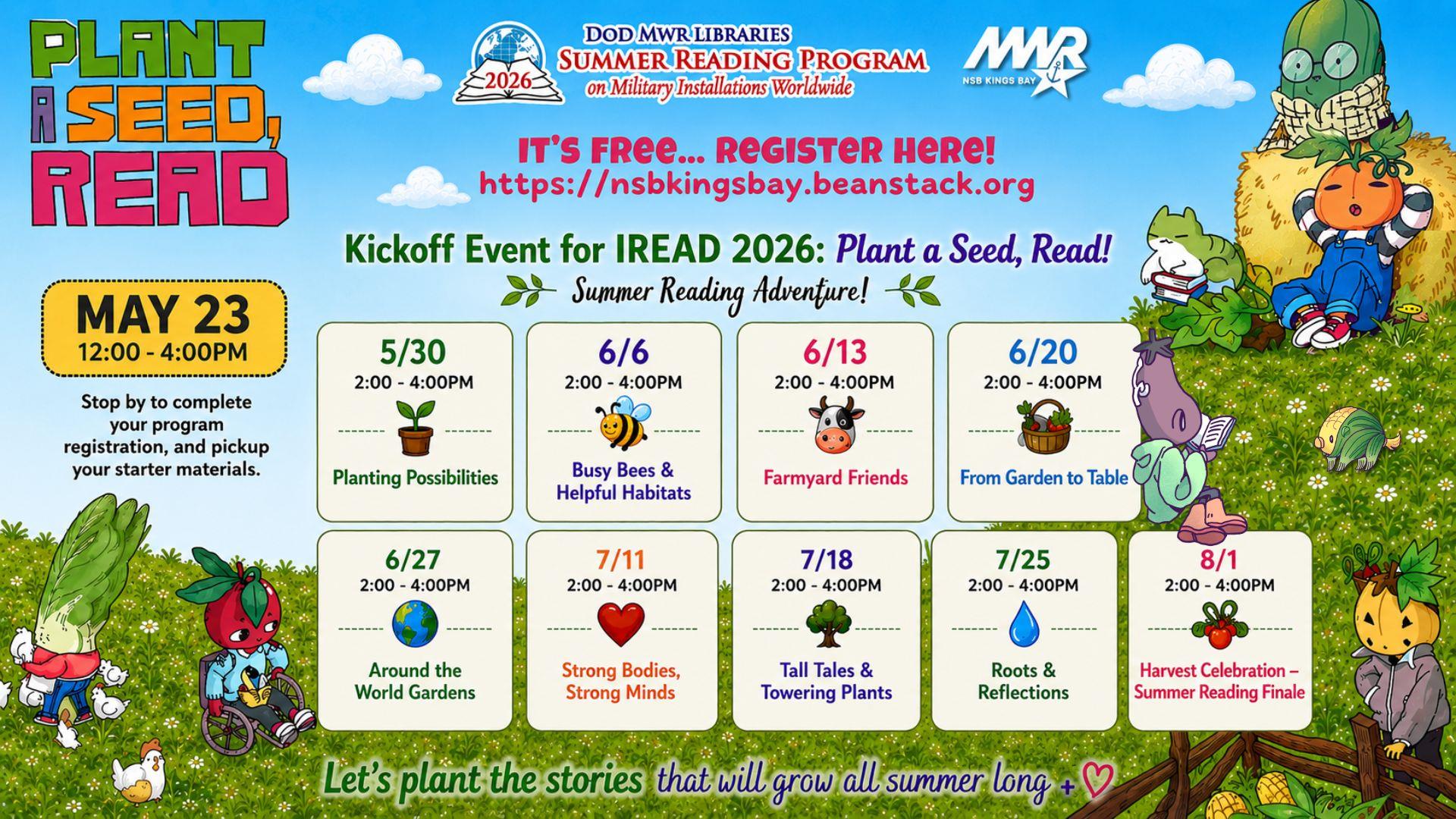 Summer Reading Program at The Crab